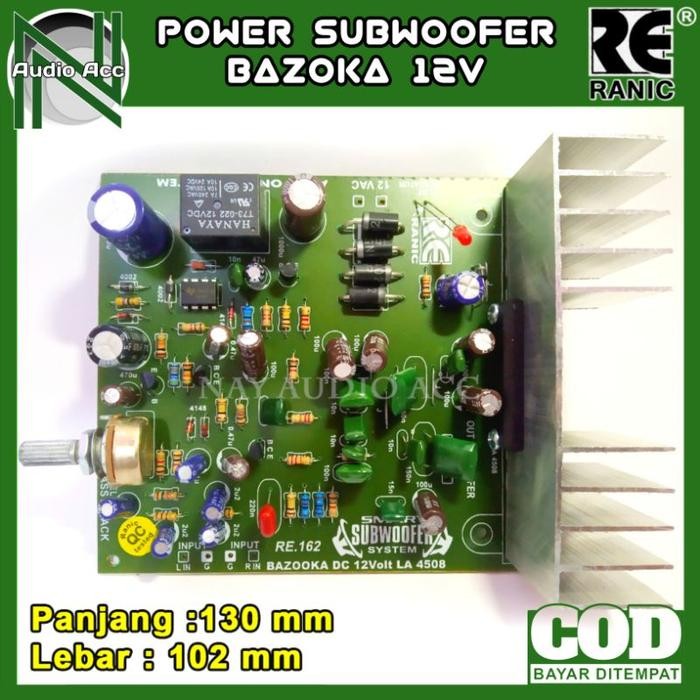[Expert] Kit Power Subwoofer Mobil Bazooka 12V DC