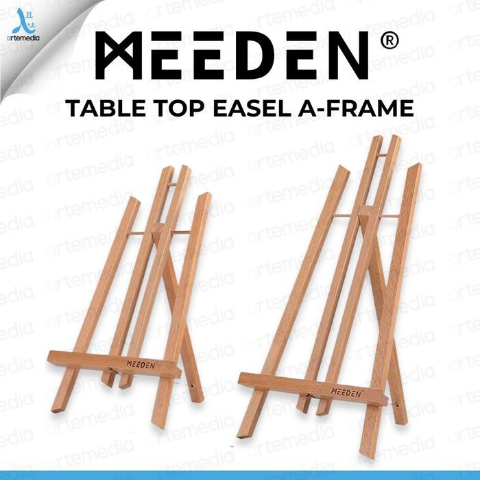 

Meeden Table Top Easel A-Frame Portable Display Solid Wood Stand Lukis