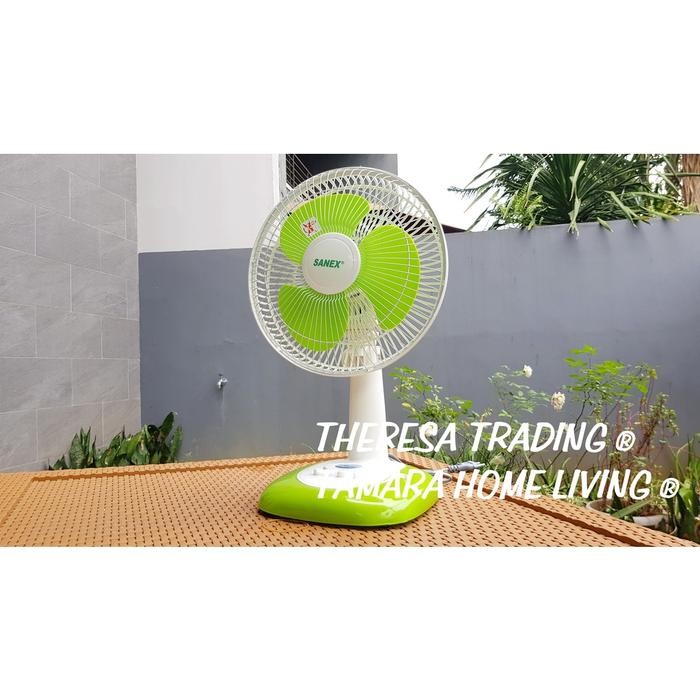 [Expert] KIPAS ANGIN MEJA DESK FAN SANEX 10 INCH LOW NOISE LOW WATT WITH GRILL