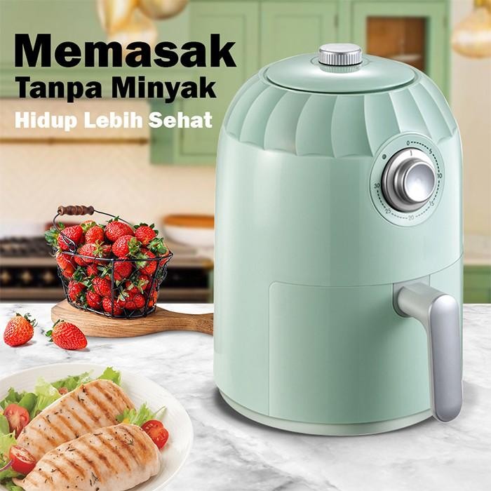[Expert] GM Bear Air Fryer Low Watt 2L 1166 - Alat Penggorengan Tanpa
