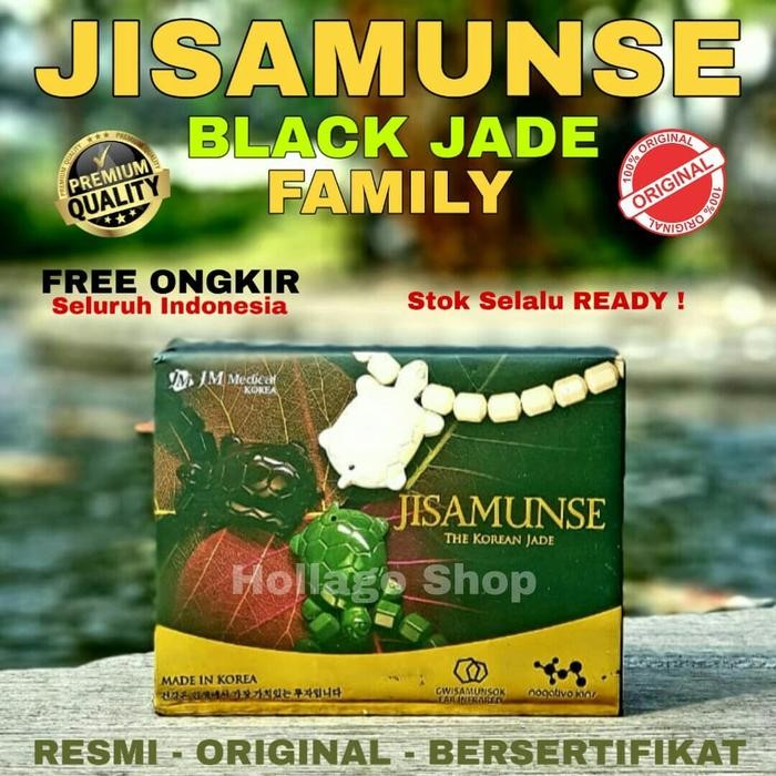 Promo Paket Family Kalung Dan Gelang Kesehatan Jisamunse Hitam Asli 