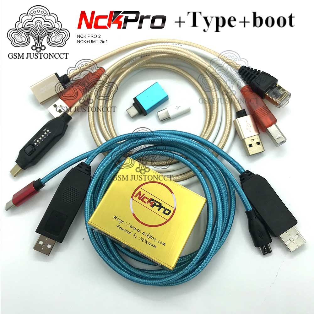 ⚠️ STOK TERBATAS  Nieuwste Originele Nck Pro 2 Doos (Ondersteuning Nck + Umt 2 In 1) + Type C (Frp 2