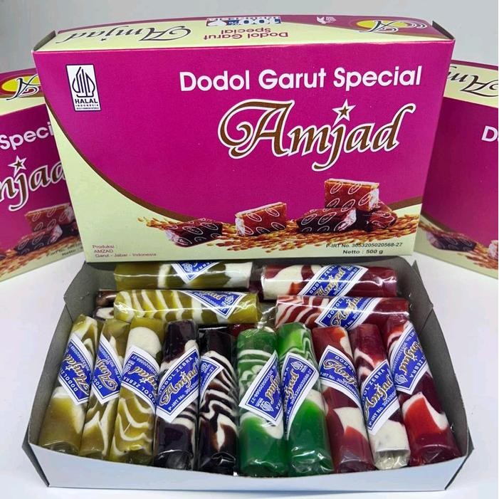 

New Amjad Dodol Garut Zebra Cemilan Khas Garut - Makanan, Candy