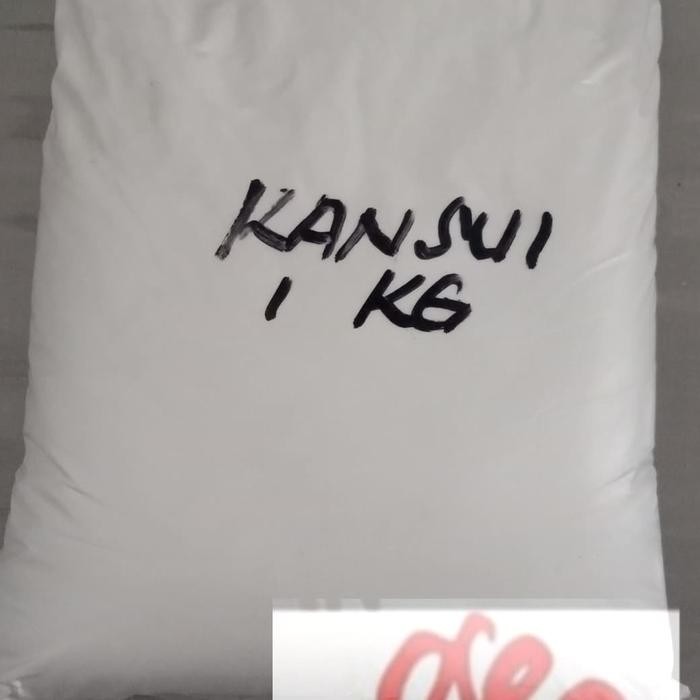 

Kansui, Air Abu, Pengenyal Mie Kemasan Plastik 1 Kg