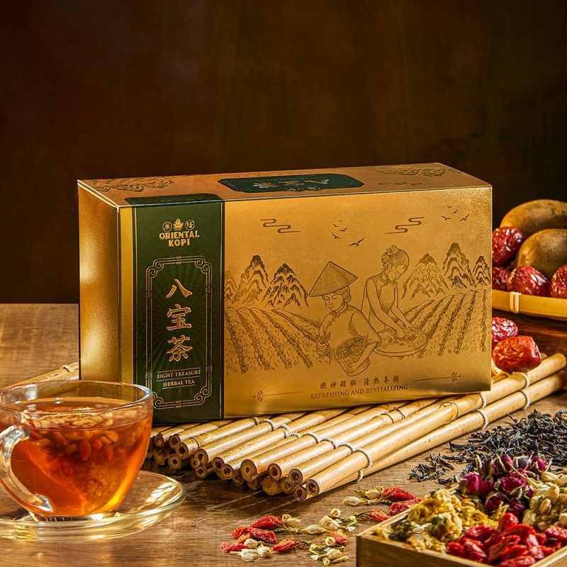 

[ORIGINAL FROM ORIENTAL KOPI MALAYSIA] Eight Treasure Herbal Tea FAST PO Bisa Cetak Struk