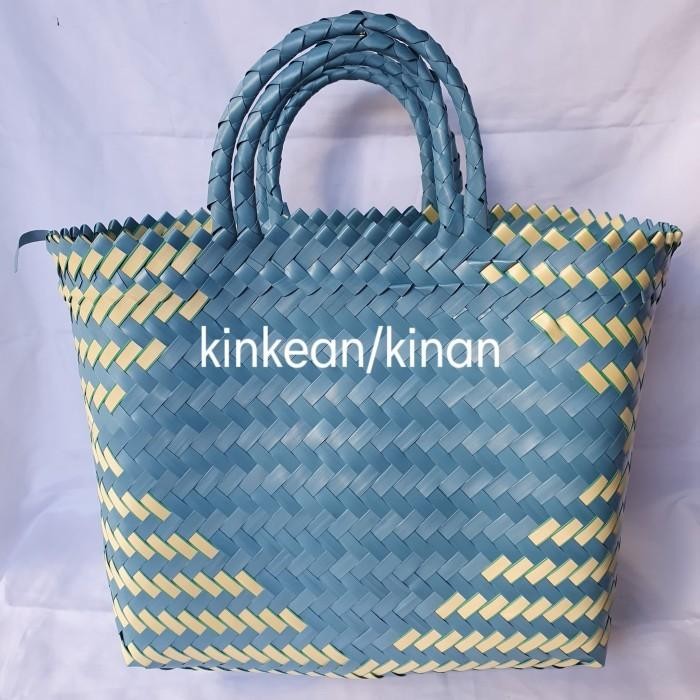 (Expert) Tas Anyaman Plastik / Tas Serbaguna / Tas Keranjang Belanja (SEDANG)