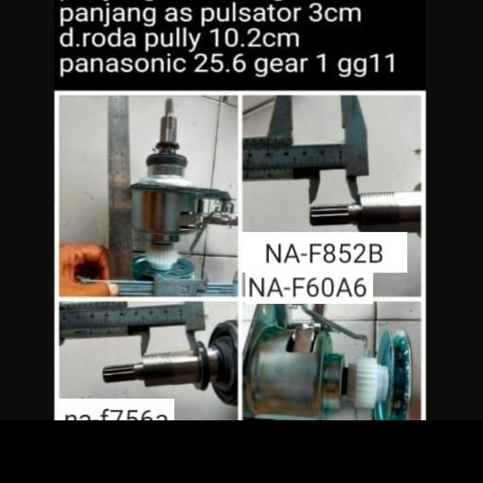 Terbaru girbok gear box gearbox mesin cuci panasonic na-f60a6 na-f756a na-f852b
