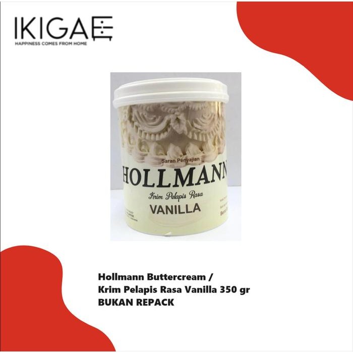 

HOLLMANN / HOLMAN BUTTER CREAM RASA VANILLA 350 GR BUKAN REPACK