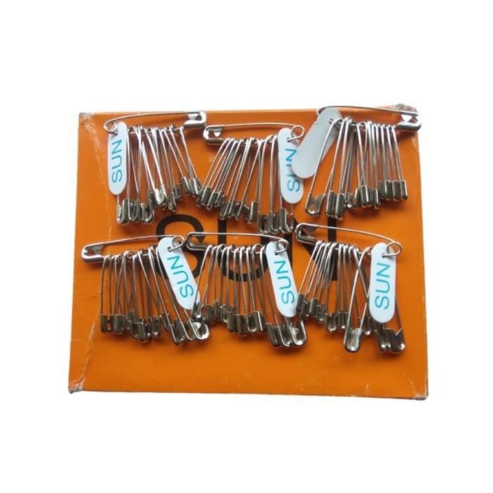 12 PCS PENITI SUN SEDANG / PENITI SUN SILVER DAN EMAS ANTI KARAT Jilbab Muslim