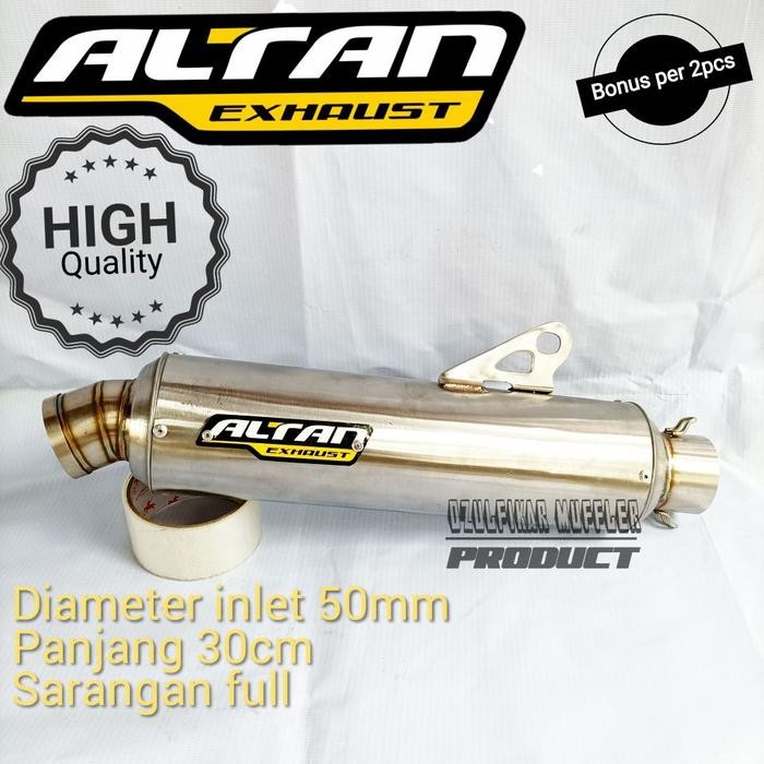 SLINCER KNALPOT ALTAN EXHAUST SARANGAN FULL