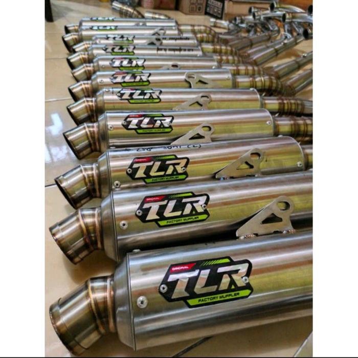 knalpot tlr slincer knalpot tlr stainles for all motor slincer knalpot tlr dan pir 2 biji dengan ke
