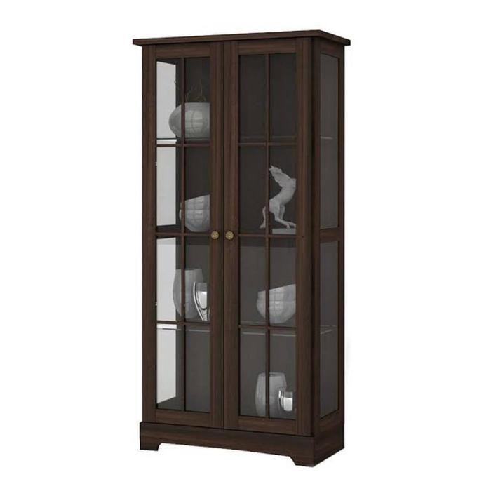 lemari hias kaca rak kaca