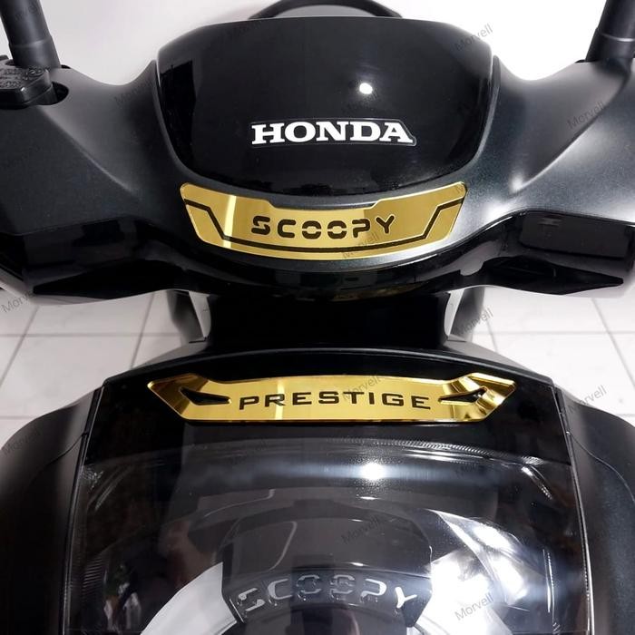 Honda Scoopy 2025 Up Front Lamp Garnish - Stylish & Prestige Garnis
