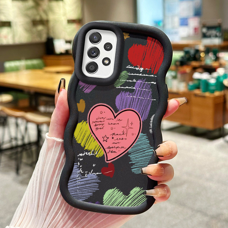 Casing Untuk Samsung A52 4G A52 5G A52s Case Casing Emoji tas daisy HP Cesing pelindung Silikon Soft