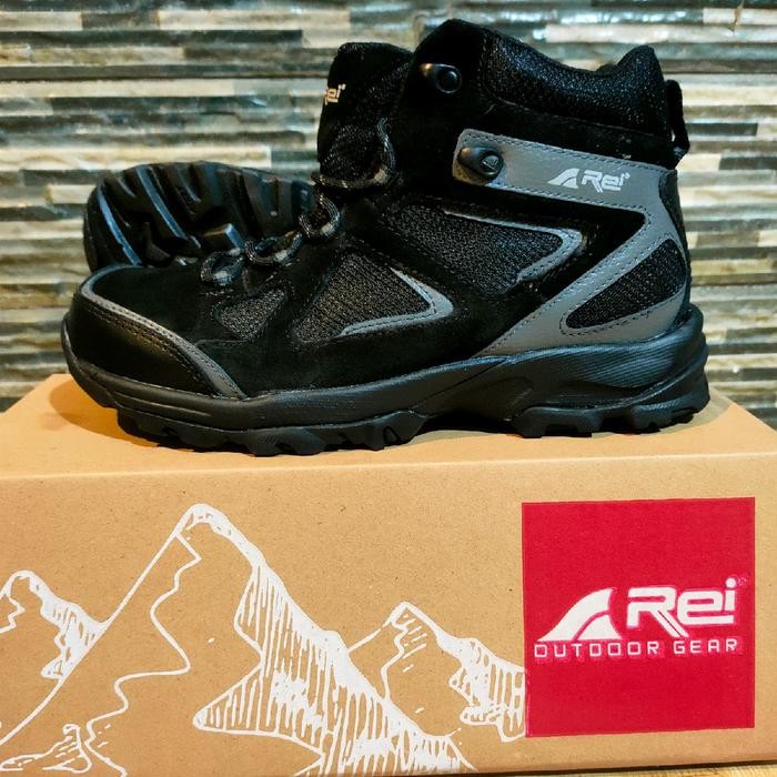 Antarestar Store - Sepatu Rei Black Smith Black/Sepatu Gunung/Sepatu Hiking/Sepatu Outdoor Cepat
