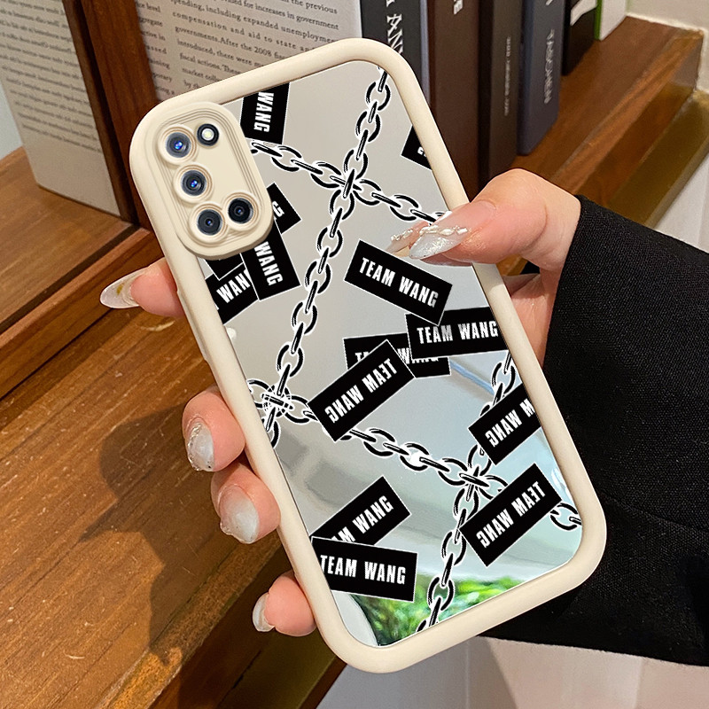 Casing Hp Untuk OPPO A52 OPPO A72 OPPO A92 Case Casing pola Rantai Kasing HP Kesing pelindung Siliko