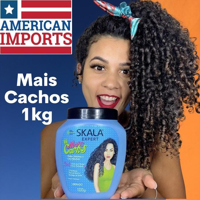 [Ori Usa] Skala Expert Mais Cachos Curly Hair Treatment Cream - 1000G -Gratisongkir