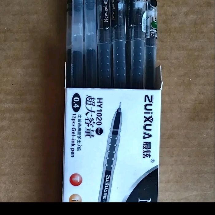 

BOLPOINT GEL Zui Xua 1pak 12pcs ready Grosiran kotak pensil