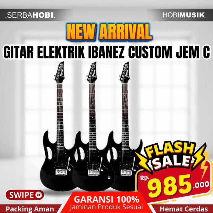 *:*:*:*:*] Gitar Elektrik Ibanez Custom Jem C / Gitar Listrik Ibanez Jem C