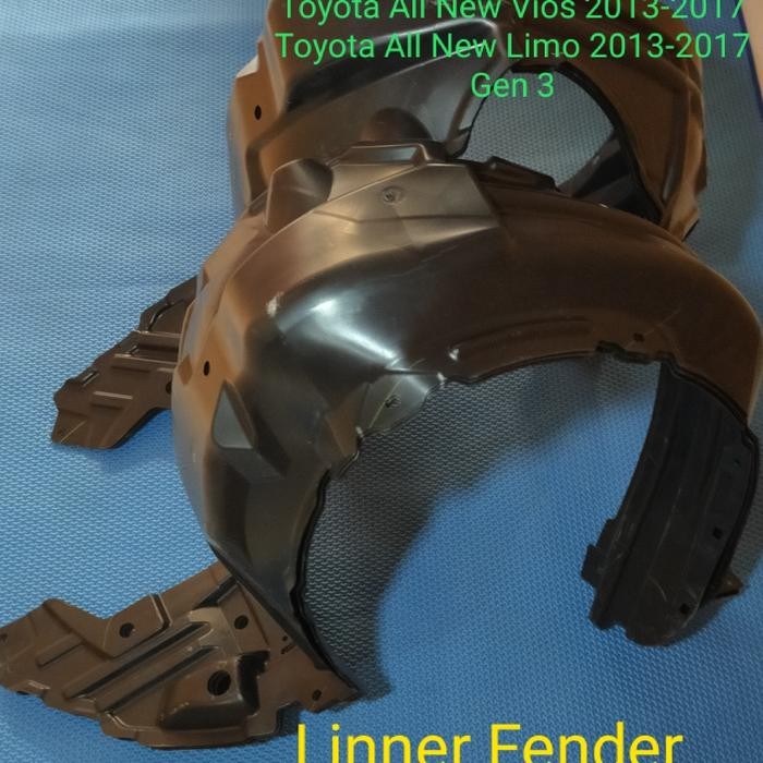 Liner Fender Spakbor Sepakbord Depan Yaris Vios Limo Gen 3 Original