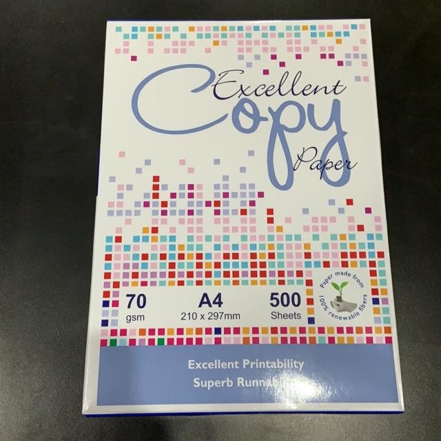 

Excellent Kertas HVS A4 75 gr 1 Rim 500 Lembar 21 x 29.7 Cm