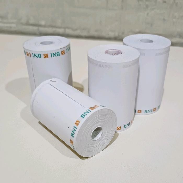 

20 roll kertas thermal edc 57x35mm logo bni