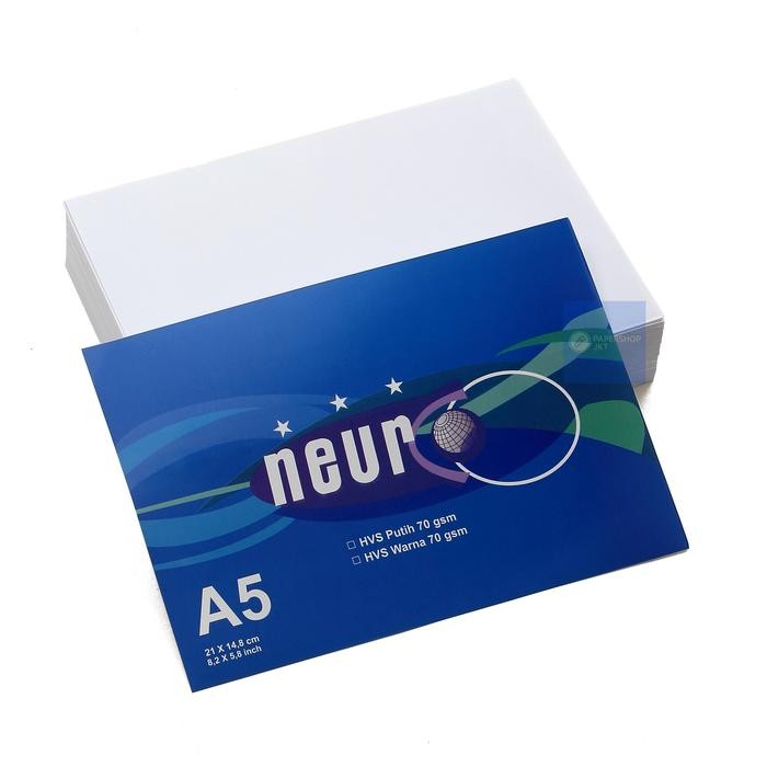 

Kertas A5 HVS Putih 70Gr Neuro Perpack