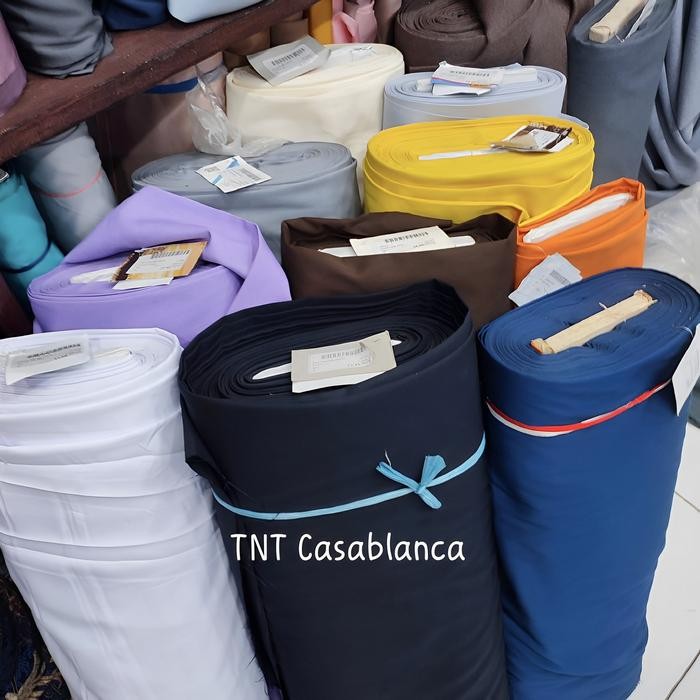 

KAIN TNT CASABLANCA DRILL BAHAN SERAGAM METERAN