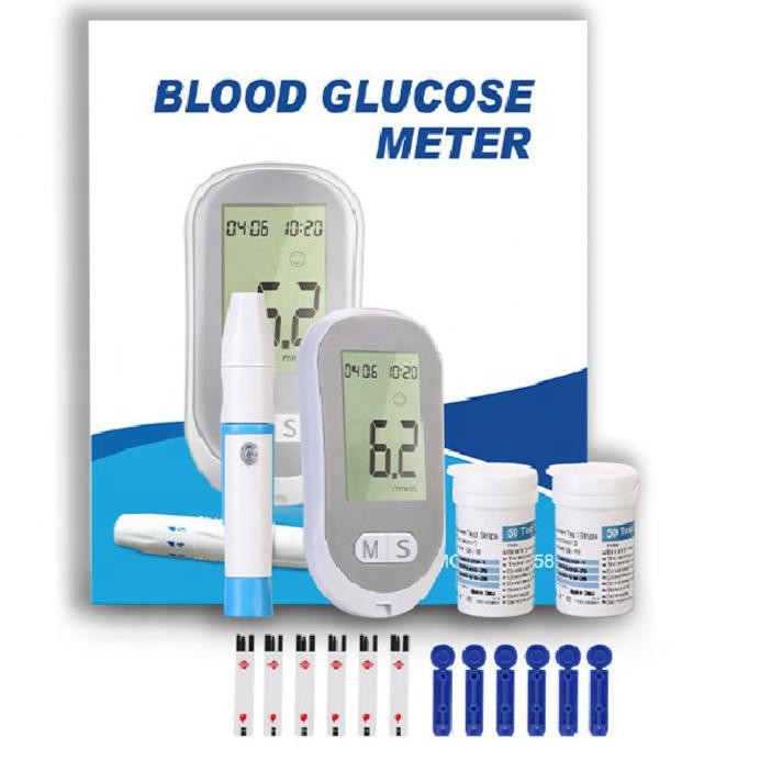 Glukometer Alat Ukur Cek Tester Kadar Gula Darah Digital Sendiri