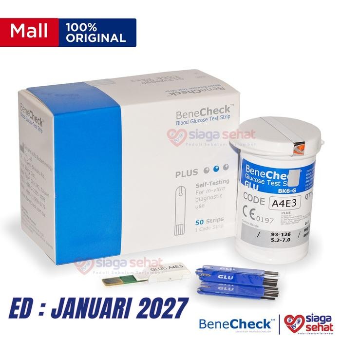 Benecheck - Test Strip Gula Darah ( Alat Kesehatan )