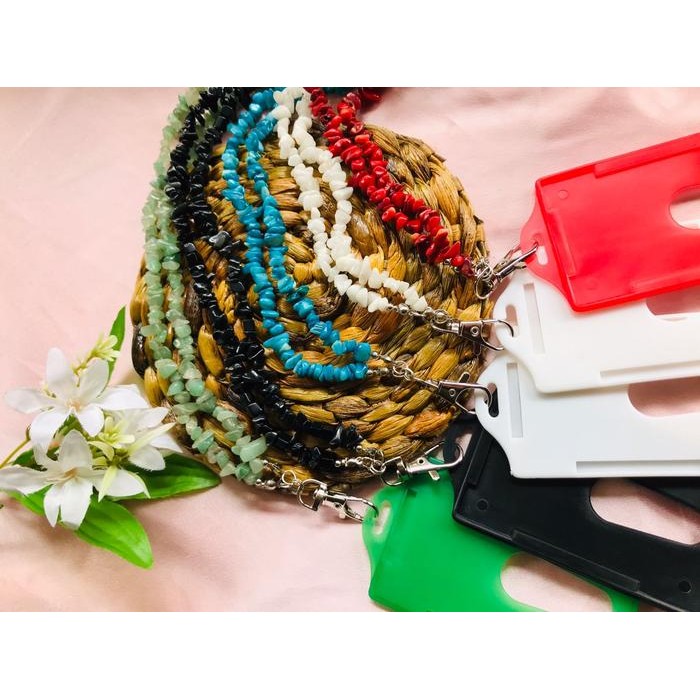 

LANYARD ID CARD NAME TAG PECAH CHIPS KERIKIL TREN TERBARU