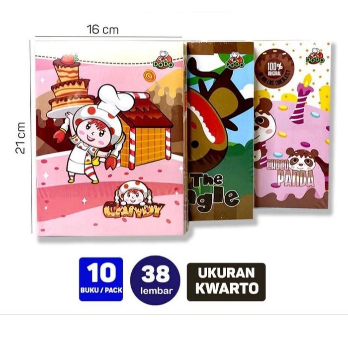 

Buku Tulis SIDU DODO 38 Lembar (10pcs)