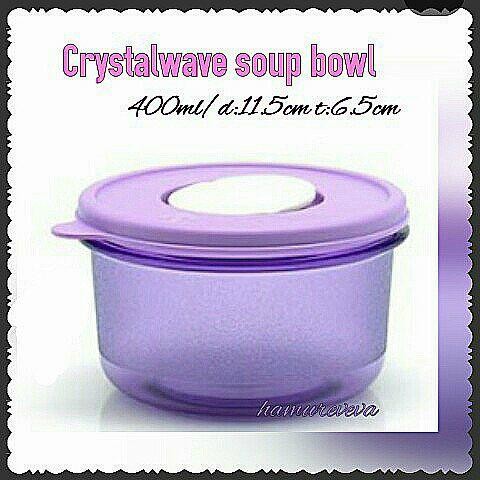 Tupperware Crystalwave Soup Bowl (1)