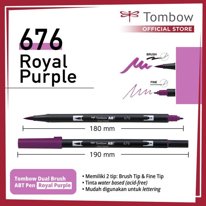 

ABT Dual Brush Pen Royal Purple