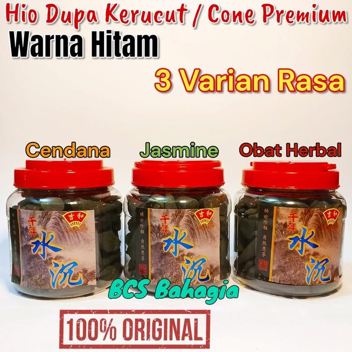 *#*#*#] hio dupa tumpeng kerucut buhur bukhur warna hitam harum cendana jasmin