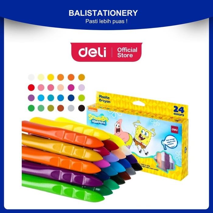

Crayon Plastic / Krayon plastik warna EC220 Spongebob EC220-12 / EC220-24 Stationery