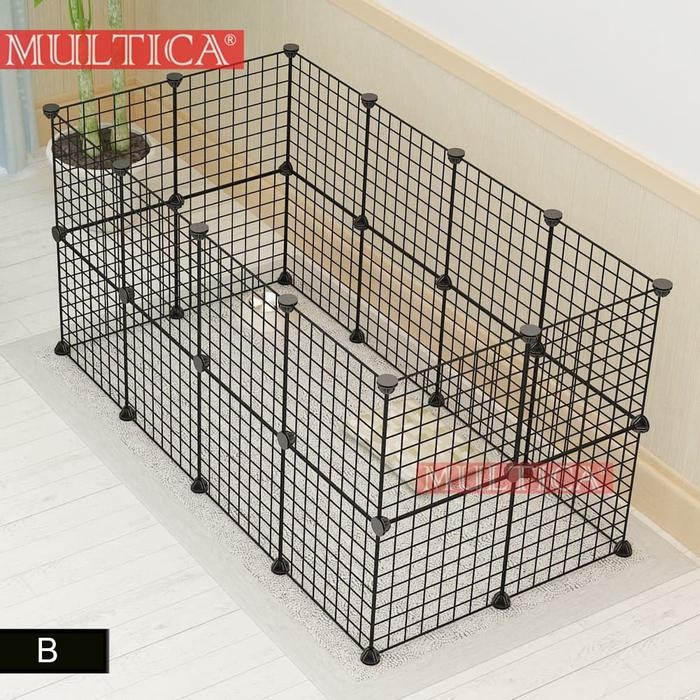 Multica Kandang Kucing / Kandang Anjing / Kandang Besi Lipat Tebal