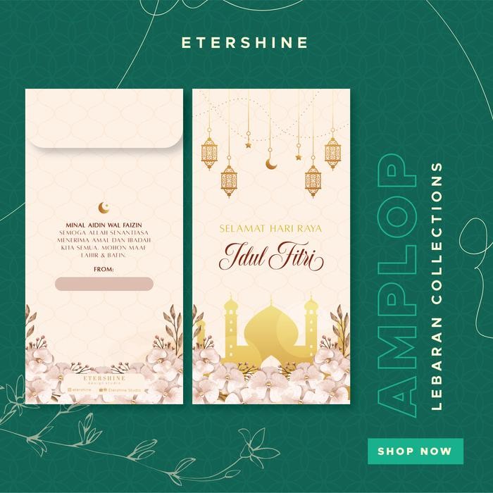 

AMPLOP LEBARAN BESAR / ANGPAO IDUL FITRI UNIK MURAH ETERSHINE- 022 KODE 1149