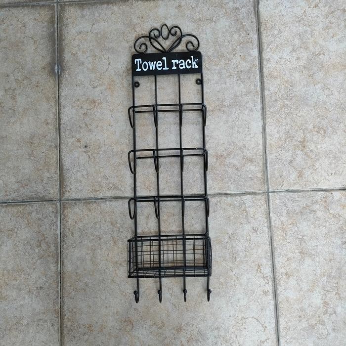 Rak Gantung Handuk Besi Kamar Mandi