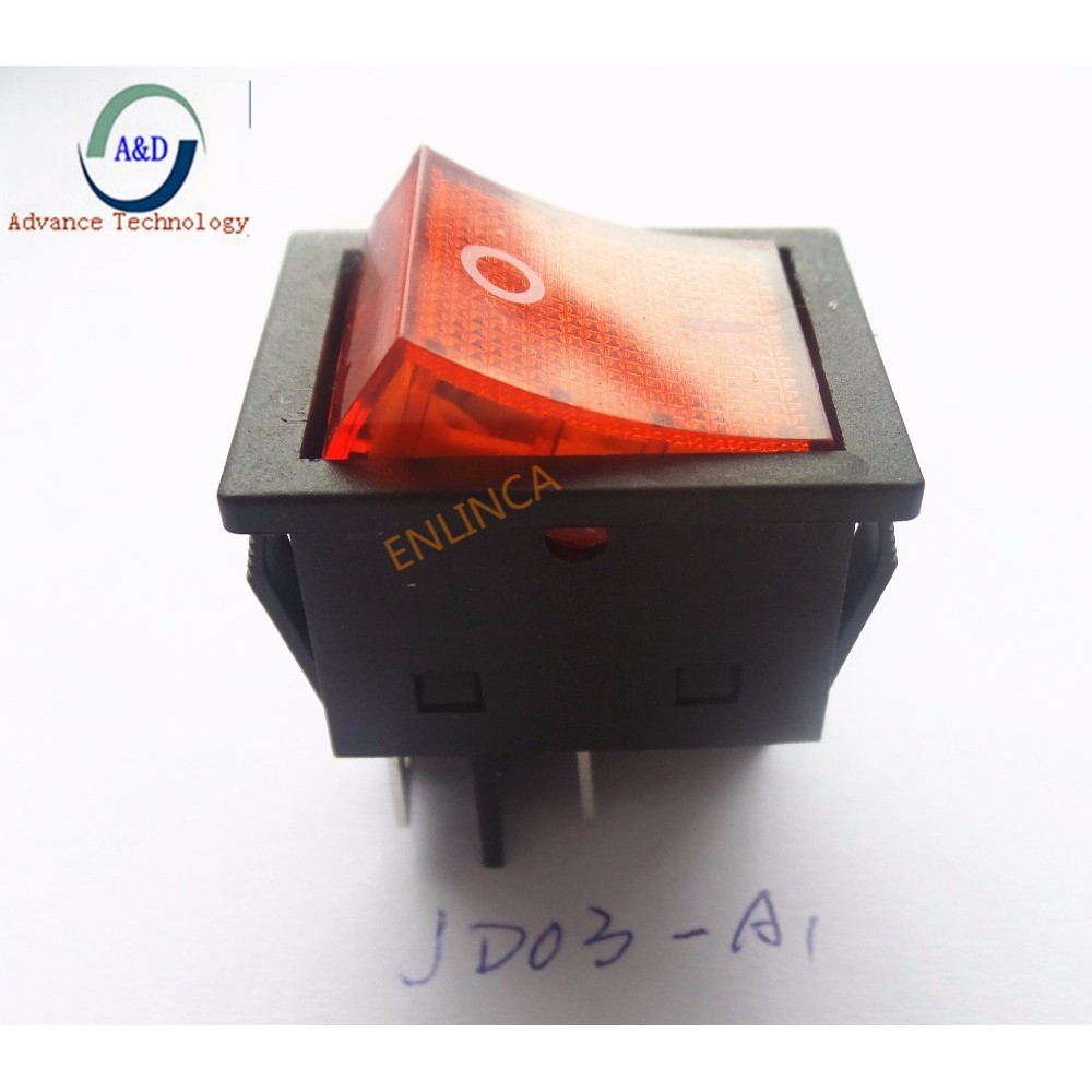 5pcs original wholesale  JD03-A1 25A 30A 250VAC Rocker switch buttons 4Pin
