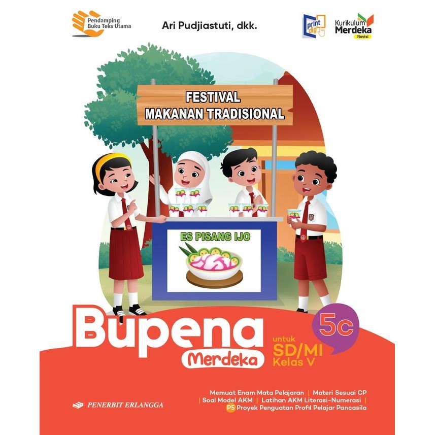 BUKU BARU & ORIGINAL BUPENA MERDEKA SD/MI KELAS 5C KURIKULUM MERDEKA REVISI