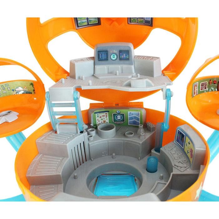 The Octonauts Octopod Castle Shark Adventure Plsyset Barnacles Peso Kwazii Action Figure Scene Model