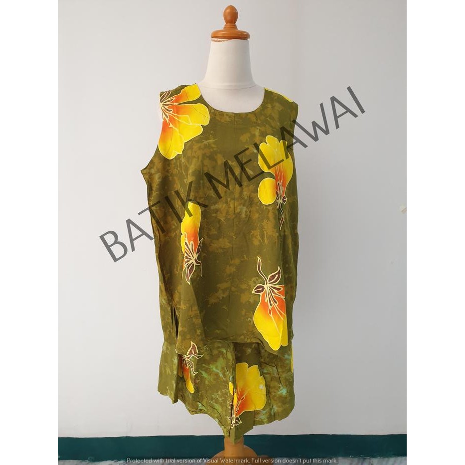 Setelan Batik PREMIUM SUNAN celana pendek DM TB *