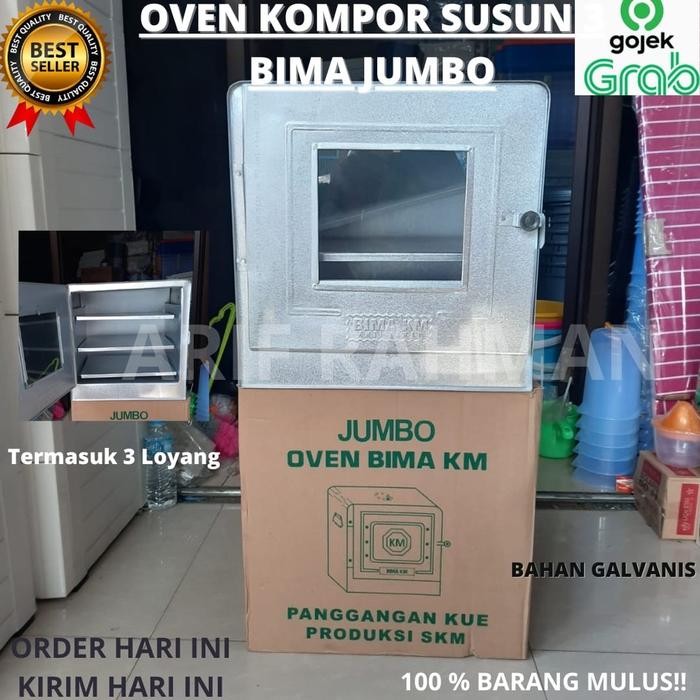 BIMA KM - OVEN KOMPOR JUMBO SUSUN 3 + LOYANG *