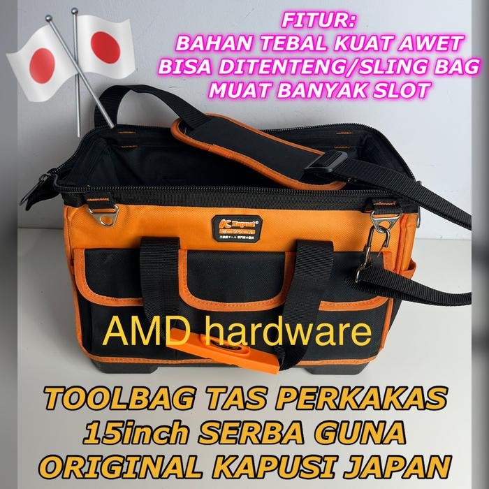 TAS TOOLBOX BESAR TEMPAT ALAT PERKAKAS TOOLS KIT TANG OBENG BOR NAGAWA