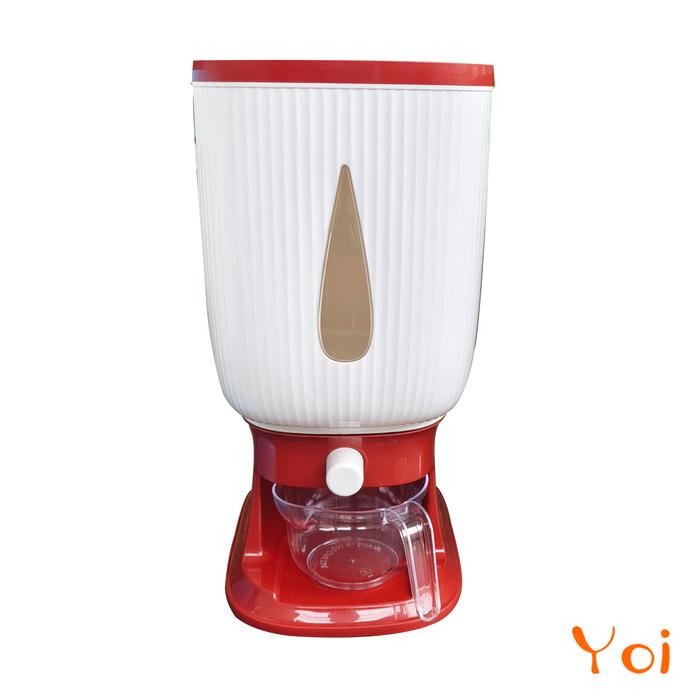 Yoi - Dispenser Beras 10 Liter / Tempat penyimpanan beras Plastik