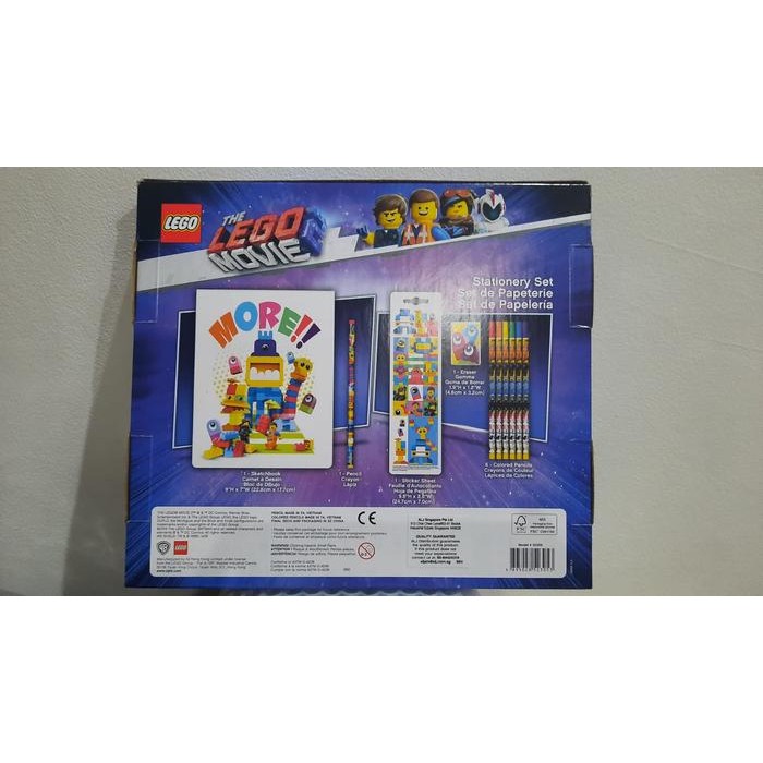 

Lego Movie 2 - 52305 Stationery Set Duplo Monsters School Drawing Book