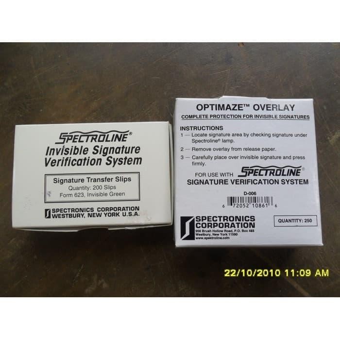 

1 Set Spectroline Overlay Signature Murah