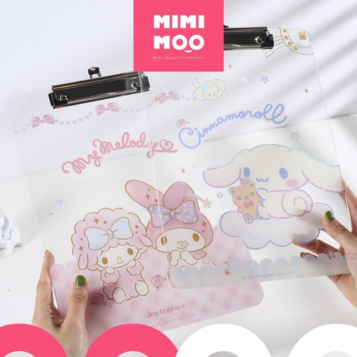 

Mimimoo Clipboard Papan Jalan Ujian Sanrio Cinnamoroll Kuromi