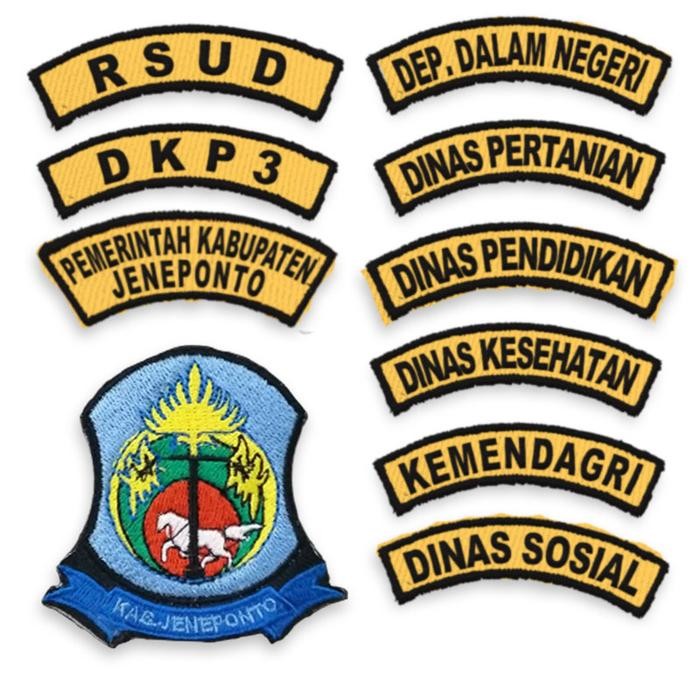 

Bed Bordir Logo Dinas Kabupaten Jeneponto - Bordir Kab Jeneponto PREMIUM